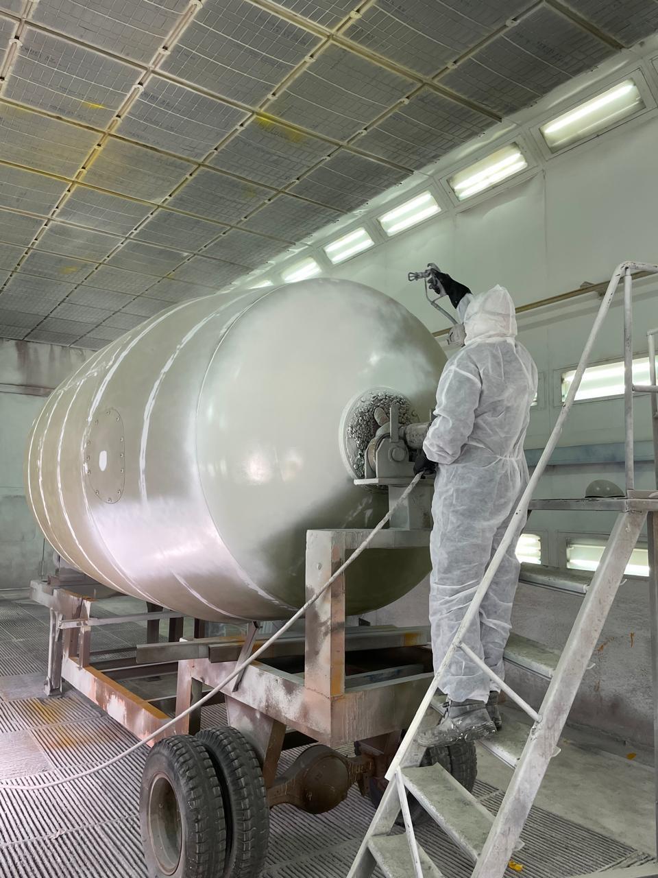 Industrial coating application